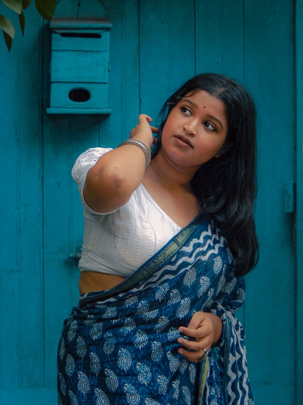 Muniya Pallu Indigo